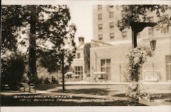 Banquet Hall & Gardens - Hotel Benjamin Franklin Original Photograph
