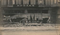 Ruins of Smith Bros. Kodaks store after eaerthquake Original Photograph