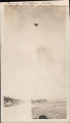 Army balloon over Fort Scott Original Photograph