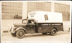 H. Moffat Co. Moffat's Beef delivery truck Original Photograph