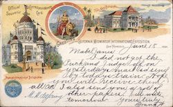 Rare: California Midwinter International Exposition 1894 Postcard