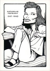 Katherine Hepburn 1907-2003 Postcard