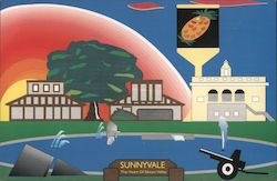 Sunnyvale - The heart of silicon valley California Postcard Postcard Postcard