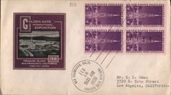 Golden Gate International Exposition 1939 Treasure Island San Francisco, CA 1939 Golden Gate International Exposition (GGIE) Cov Cover