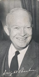 President Eisenhower re-election campain ad Postcard