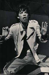 Mick Jagger Postcard