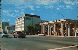 El Camino Road, Bank of America, mosaic mural Postcard