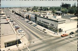 Fourth Avenue at El Camino Real, San Mateo, Calif. Postcard