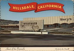 Hillsdale,California Postcard
