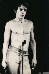 Iggy Pop at the Old Waldorf Postcard