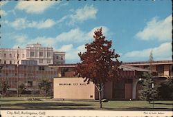 City Hall Burlingame, CA Postcard Postcard Postcard