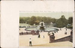 Betheeda Fountain, Central park. Beardsley's Souvenir Card. Beardsley's Shredded Codfish. Postcard