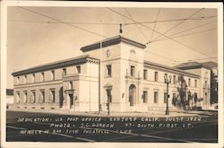 Dedication U.S. Post Office July 9 1934 Postcard