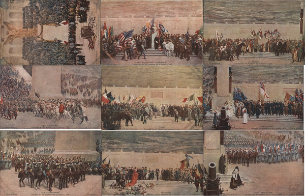 Lot of 9: French end of WWI Series France World War I