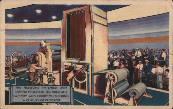 Firestone Patented Gum-Dipping Process Advertising