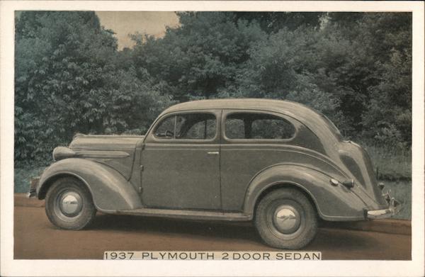 1937 Plymouth 2 Door Sedan Cars