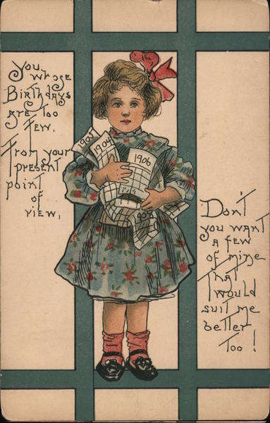 You Whose Birthdays Are Too Few, From Your Point of View