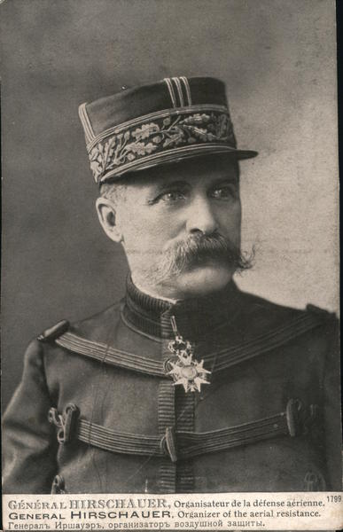 General Hirschauer, Organizer of the Aerial Resistance France