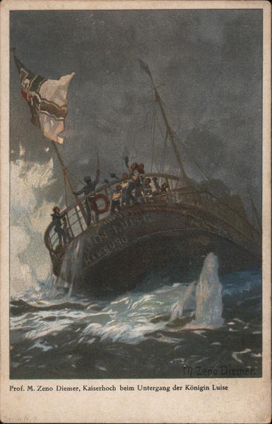 Kaiserhoch beim Untergang der Königin Luise, M. Zeno Diemer