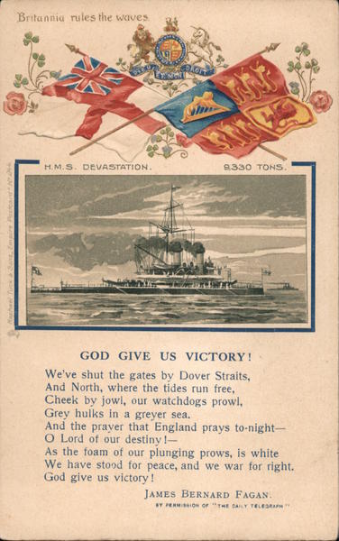 God Give Us Victory! H.M.S. Devastation UK