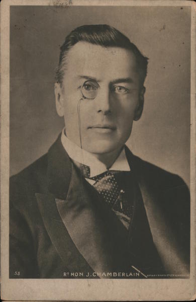 Right Honorable Joseph Chamberlain Political