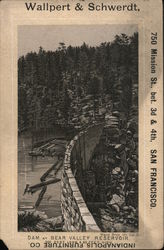 Dam at Bear Valley Reservoir Postcard