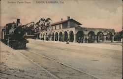 Southern Pacific Depot. Postcard