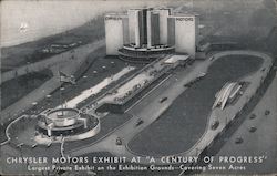 Chrysler Motors Exhibit at "A Century of Progress" Postcard
