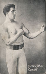 Boxer James John Corbett Postcard