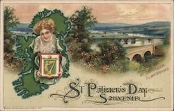 St. Patrick's Day Souvenir, Cappaquin, County Waterford Ireland Postcard Postcard Postcard