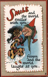 Smiles and the world smiles with you - Postcard