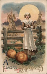 A Peaceful Thanksgiving Postcard