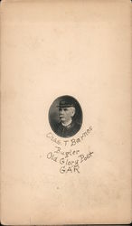 Chas. T. Barnes, bugler, Old Glory Post GAR Postcard