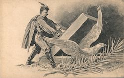 Druh Franciszek Mardula reactivating the Nest of the Sokol Gymnastic Society in Zakopane Poland World War I Postcard Postcard Postcard