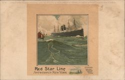 Red Star Line Postcard