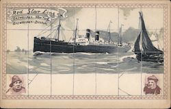 Red Star Line Postcard