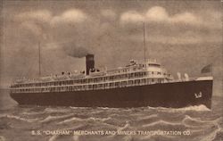 S.S. Chatham, Merchants and Miners Transportation Company Postcard
