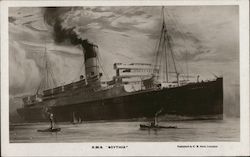 R.M.S. "Soythia" Postcard