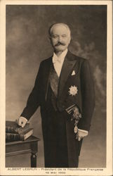 Albert Lebrun - President de la Republic Francaise, 10 Mai 1932 Postcard