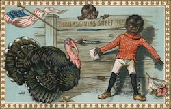 Thanksgiving Greetings Postcard