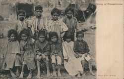 Group of Piccaninnies (Aborigines) Postcard