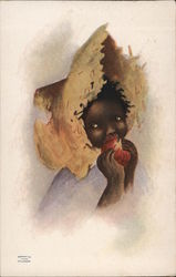 Black Girl in Big Straw Hat, Cockrell - Swift Pride Soap Trade Card