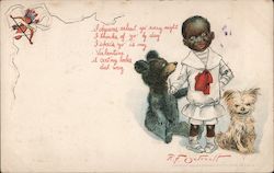 I spec's yo' is my Valentine - R.F. Outcault Blacks R. F. Outcault Postcard Postcard Postcard