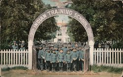 Entrance to Indian Training School Postcard
