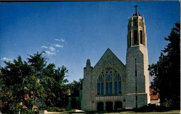 Beautiful Dowd Memorial Chapel At Father Flanagan'S Boys Home, A Few Miles West Of Omaha Boys Town Nebraska