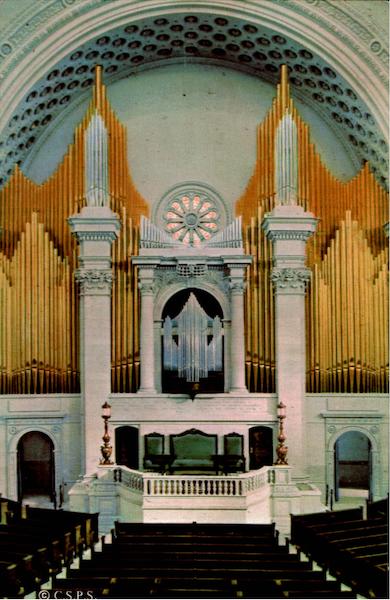 Platform And Organ In The First Church Of Christ, Scientist Boston Massachusetts
