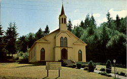 Catholic Church Of The Holy Family Frances, WA Postcard Postcard