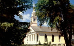 The Federated Church Castleton, VT Postcard Postcard