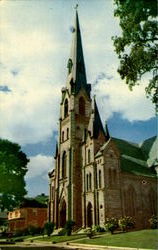Notre Dame Des Vectories Church St. Johnsbury, VT Postcard Postcard