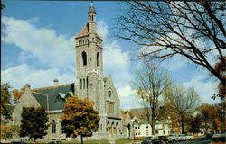 Main St. Congregational Church St. Johnsbury, VT Postcard Postcard